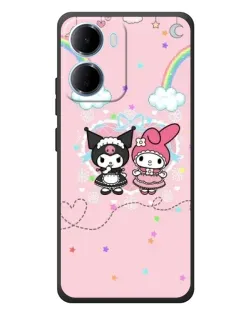 Чохол для Xiaomi Redmi 15a з картинкою «My Melody та Kuromi» Чохол для Xiaomi Redmi 15a з картинкою «My Melody та Kuromi»
