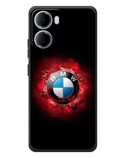 Чехол для Xiaomi Redmi 15a с картинкой «Логотип BMW — вспышка»