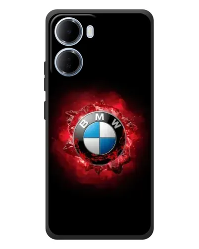 Чехол для Xiaomi Redmi 15a с картинкой «Логотип BMW — вспышка» Чехол для Xiaomi Redmi 15a с картинкой «Логотип BMW — вспышка»