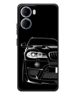 Чехол для Xiaomi Redmi 15a с картинкой «Темный силуэт BMW»