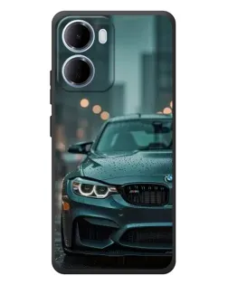 Чехол для Xiaomi Redmi 15a с картинкой «BMW в огнях города»