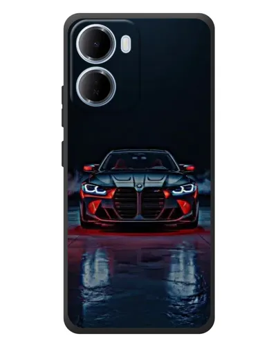 Чехол для Xiaomi Redmi 15a с картинкой «BMW на мокрой дороге» Чехол для Xiaomi Redmi 15a с картинкой «BMW на мокрой дороге»