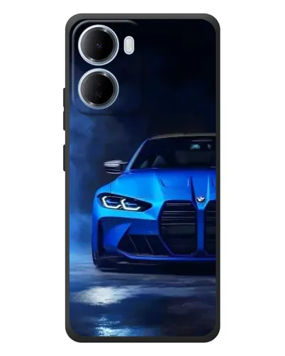Чехол для Xiaomi Redmi 15a с картинкой «Голубая BMW M4» Чехол для Xiaomi Redmi 15a с картинкой «Голубая BMW M4»
