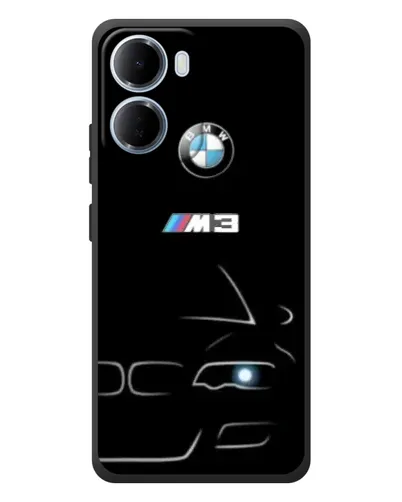 Чехол для Xiaomi Redmi 15a с картинкой «Минималистичный принт BMW M3» Чехол для Xiaomi Redmi 15a с картинкой «Минималистичный принт BMW M3»