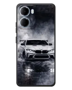 Чехол для Xiaomi Redmi 15a с картинкой «BMW сквозь туман»