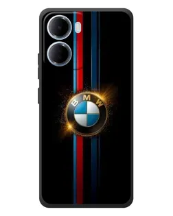 Чехол для Xiaomi Redmi 15a с картинкой «BMW M-Power неон»