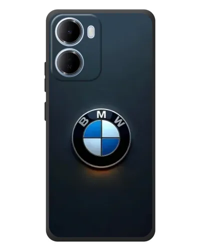 Чехол для Xiaomi Redmi 15a с картинкой «Логотип BMW — минимализм» Чехол для Xiaomi Redmi 15a с картинкой «Логотип BMW — минимализм»