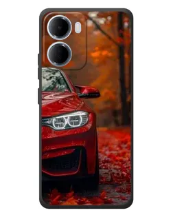 Чехол для Xiaomi Redmi 15a с картинкой «Осенняя BMW M4»