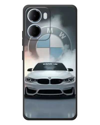 Чехол для Xiaomi Redmi 15a с картинкой «BMW в белом дыму» Чехол для Xiaomi Redmi 15a с картинкой «BMW в белом дыму»
