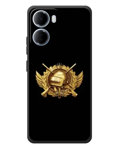 Чехол для Xiaomi Redmi 15a с картинкой «PUBG — оранжевый градиент» Чехол для Xiaomi Redmi 15a с картинкой «PUBG — оранжевый градиент»