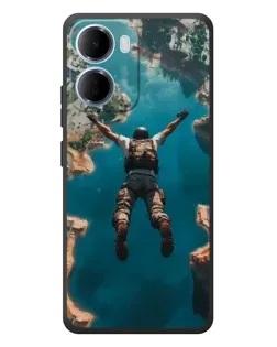 Чехол для Xiaomi Redmi 15a с картинкой «PUBG — свободное падение»