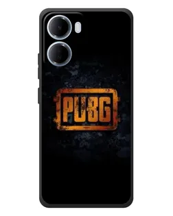 Чехол для Xiaomi Redmi 15a с картинкой «PUBG — золотой логотип»