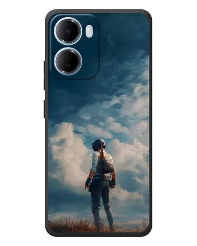 Чехол для Xiaomi Redmi 15a с картинкой «Герой PUBG на скале» Чехол для Xiaomi Redmi 15a с картинкой «Герой PUBG на скале»