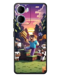 Чехол для Xiaomi Redmi 15a с картинкой «Стив на ферме» Чехол для Xiaomi Redmi 15a с картинкой «Стив на ферме»