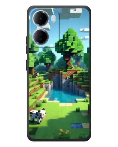 Чехол для Xiaomi Redmi 15a с картинкой «Minecraft летний день»