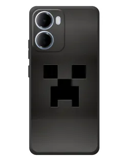 Чехол для Xiaomi Redmi 15a с картинкой «Черный крипер градиент» Чехол для Xiaomi Redmi 15a с картинкой «Черный крипер градиент»