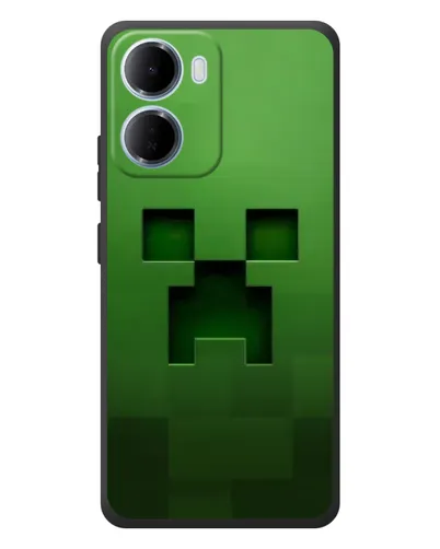 Чехол для Xiaomi Redmi 15a с картинкой «Крипер микро-дизайн»