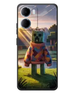 Чехол для Xiaomi Redmi 15a с картинкой «Крипер в свитере» Чехол для Xiaomi Redmi 15a с картинкой «Крипер в свитере»