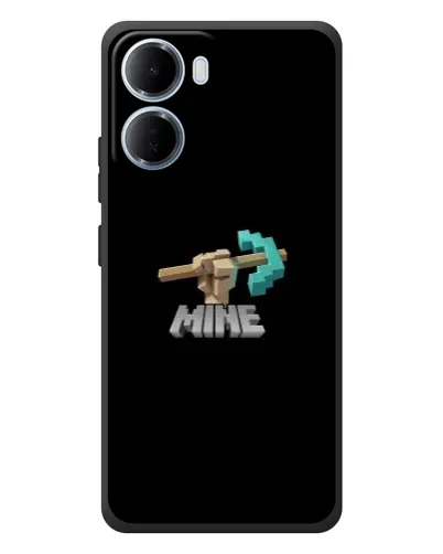 Чехол для Xiaomi Redmi 15a с картинкой «Алмазная кирка»