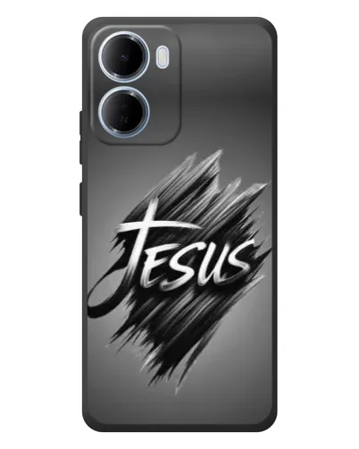 Чехол для Xiaomi Redmi 15a с картинкой «Надпись Jesus Graffiti»
