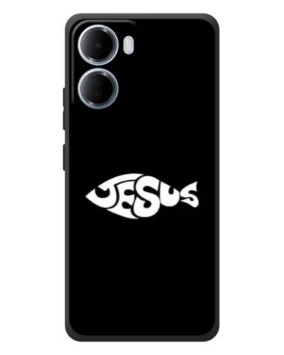 Чехол для Xiaomi Redmi 15a с картинкой «Рыба Jesus» Чехол для Xiaomi Redmi 15a с картинкой «Рыба Jesus»
