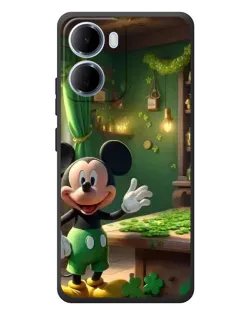 Чехол для Xiaomi Redmi 15a с картинкой «Микки в мастерской»