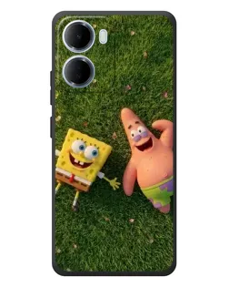 Чехол для Xiaomi Redmi 15a с картинкой «Друзья на лужайке» Чехол для Xiaomi Redmi 15a с картинкой «Друзья на лужайке»