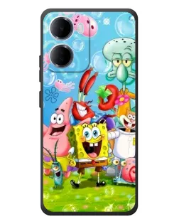 Чехол для Xiaomi Redmi 15a с картинкой «Губка Боб и друзья» Чехол для Xiaomi Redmi 15a с картинкой «Губка Боб и друзья»