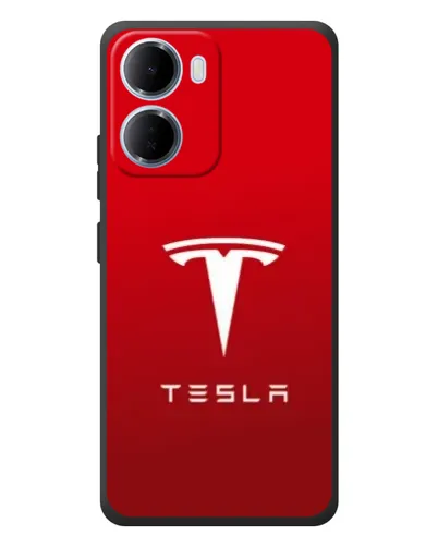 Чехол для Xiaomi Redmi 15a с картинкой «Tesla Red Classic»