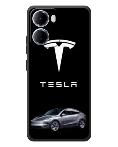 Чехол для Xiaomi Redmi 15a с картинкой «Tesla Model Y»