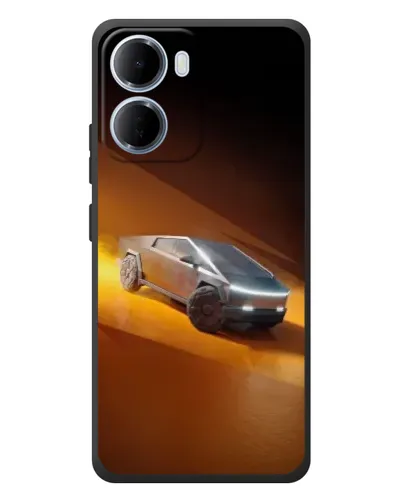 Чехол для Xiaomi Redmi 15a с картинкой «Cybertruck в пустыне»