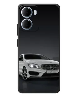 Чехол для Xiaomi Redmi 15a с картинкой «Mercedes AMG GT Silver»
