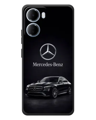 Чехол для Xiaomi Redmi 15a с картинкой «Mercedes — решетка радиатора»