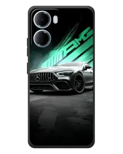 Чехол для Xiaomi Redmi 15a с картинкой «Темный Mercedes AMG»