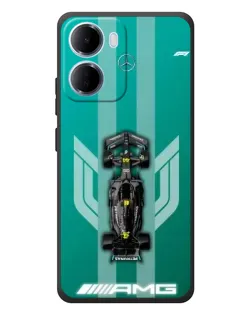 Чехол для Xiaomi Redmi 15a с картинкой «Mercedes AMG Petronas»