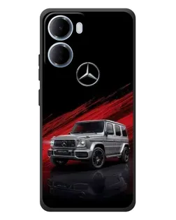 Чехол для Xiaomi Redmi 15a с картинкой «Mercedes G-Class красный»