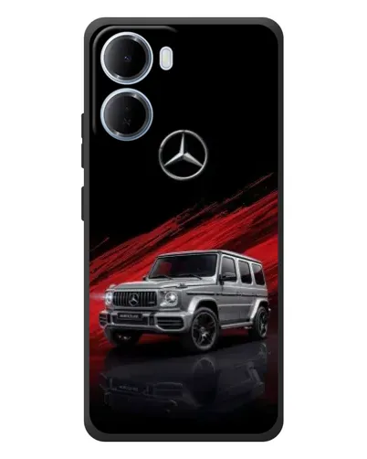 Чехол для Xiaomi Redmi 15a с картинкой «Mercedes G-Class красный»