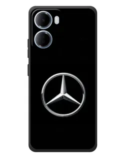 Чехол для Xiaomi Redmi 15a с картинкой «Mercedes классический лого»