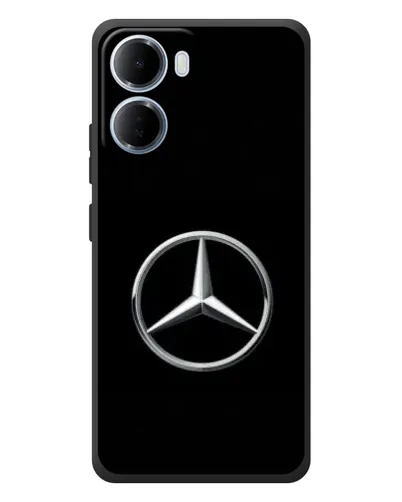 Чехол для Xiaomi Redmi 15a с картинкой «Mercedes классический лого»