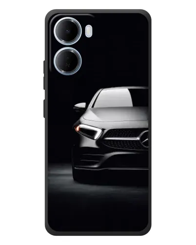 Чехол для Xiaomi Redmi 15a с картинкой «Свет фар Mercedes»