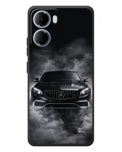 Чехол для Xiaomi Redmi 15a с картинкой «Mercedes в дыму»