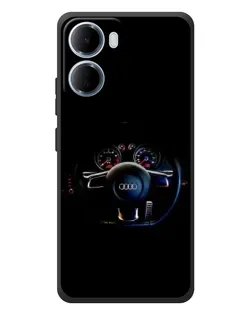 Чехол для Xiaomi Redmi 15a с картинкой «Салон Audi — руль» Чехол для Xiaomi Redmi 15a с картинкой «Салон Audi — руль»