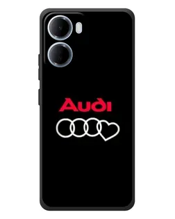 Чехол для Xiaomi Redmi 15a с картинкой «Логотип Audi Heart»