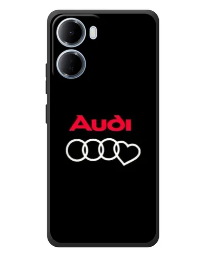 Чехол для Xiaomi Redmi 15a с картинкой «Логотип Audi Heart»