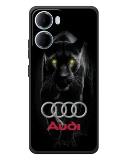 Чехол для Xiaomi Redmi 15a с картинкой «Пантера и Audi»