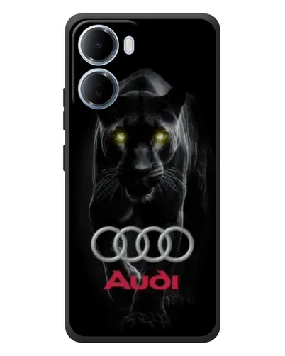 Чехол для Xiaomi Redmi 15a с картинкой «Пантера и Audi»