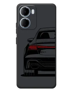 Чехол для Xiaomi Redmi 15a с картинкой «Задняя часть Audi — арт»