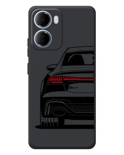 Чехол для Xiaomi Redmi 15a с картинкой «Задняя часть Audi — арт»