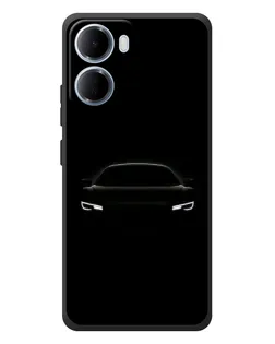 Чехол для Xiaomi Redmi 15a с картинкой «Взгляд Audi в темноте»