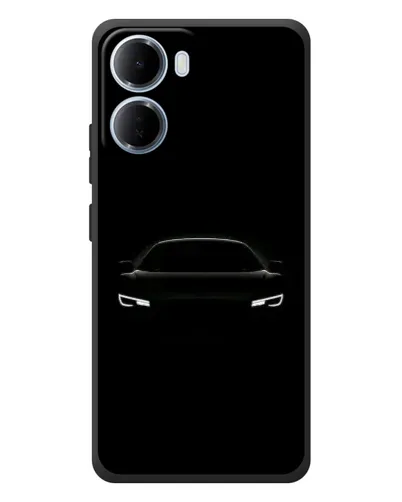 Чехол для Xiaomi Redmi 15a с картинкой «Взгляд Audi в темноте»